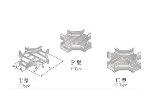 XQJ-LQJ-04ATPC型铝合金水平四通桥架